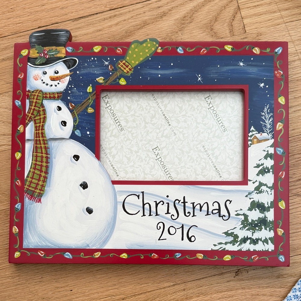 Annual Christmas 2016 Photo Frame from Exposures